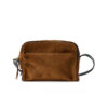 תיק צד רומי זמש קרמל - TES Leather Bags
