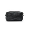 תיק קאלץ' רחצה שחור מוכסף עם טקסטורה - TES Leather Bags