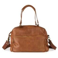 תיק נשיאה צ'ארלי חום קאמל - TES Leather Bags
