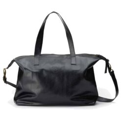 תיק נשיאה פאולה שחור מבריק - TES Leather Bags