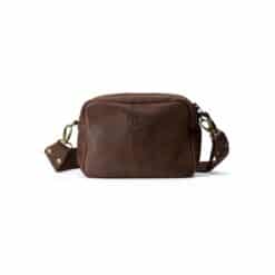 תיק צד דיאנה חום שוקולד - TES Leather Bags