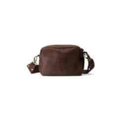 תיק צד דיאנה חום שוקולד - TES Leather Bags