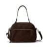תיק נשיאה צ'ארלי נובוק שוקולד - TES Leather Bags