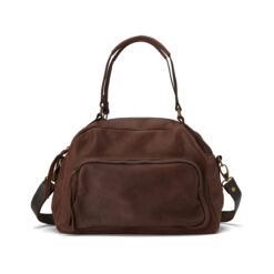 תיק נשיאה צ'ארלי חום שוקולד וינטאג׳ - TES Leather Bags