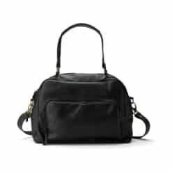 תיק נשיאה צ'ארלי שחור רומא - TES Leather Bags